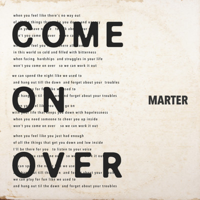 シングル/Come On Over/MARTER