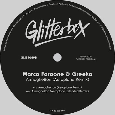 シングル/Armaghetton (Aeroplane Extended Remix)/Marco Faraone & Greeko