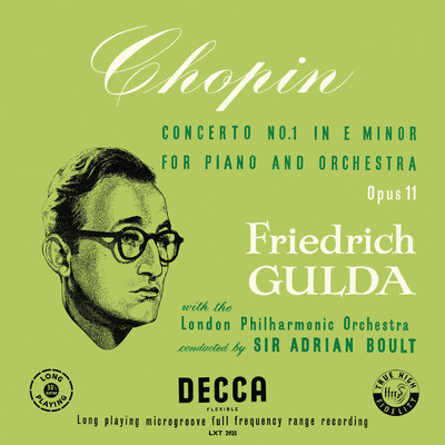 Chopin: Piano Concerto No. 1 (Adrian Boult - The Decca Legacy III, Vol. 2)/フリードリヒ・グルダ／ロンドン・フィルハーモニー管弦楽団／サー・エイドリアン・ボールト