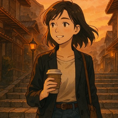 アルバム/灯りが滲む坂道 - LoFi Hip Hop 群馬の初夏のスケッチ、湖とレールと石段と、エモい作業用BGM/Lo-Fi Yukari
