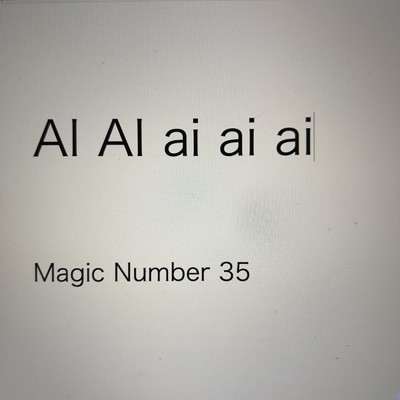 AI AI ai ai ai/Magic Number 35