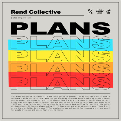 シングル/Plans/Rend Collective