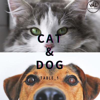 アルバム/CAT&DOG/table_1