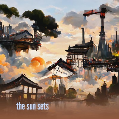 the sun sets/isaoK