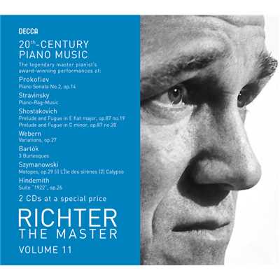 Richter The Master - 20th Century Piano Works/スヴャトスラフ・リヒテル