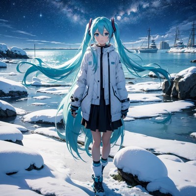 At the Winter Harbor (feat. 初音ミク)/Gacky