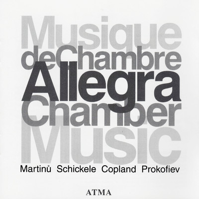 Martinu: Musique de chambre No. 1 pour piano, harpe, clarinette, violon, alto et violoncelle: I. Allegro moderato/Ensemble Allegra