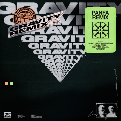 シングル/Gravity (featuring Rhea Melvin／Panfa Remix)/M-22
