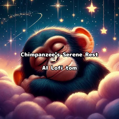 Chimpanzee's Serene Rest/AI Lofi tom