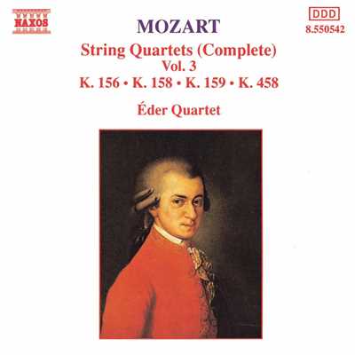 シングル/モーツァルト: 弦楽四重奏曲第5番 ヘ長調 K. 158 - I. Allegro/エデル四重奏団