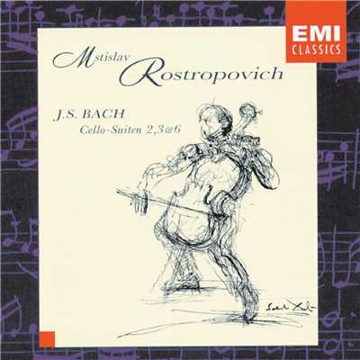 アルバム/Bach: Cello Suites Nos. 2, 3 & 6/Mstislav Rostropovich