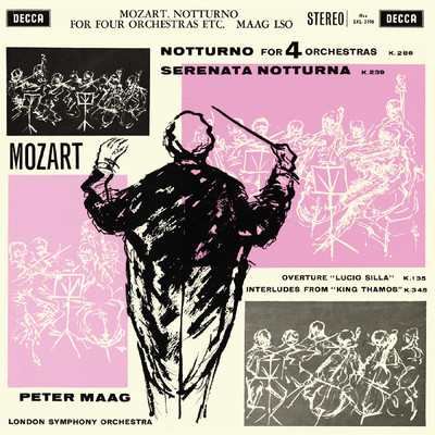 Mozart: セレナード 第8番 ニ長調《4つのオーケストラのためのノットゥルノ》K.286 - 第2楽章: Allegretto grazioso/ロンドン交響楽団／ペーター・マーク