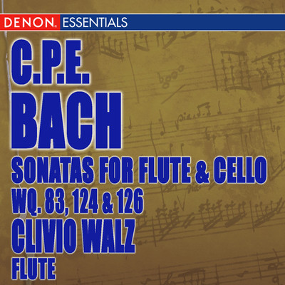 Carl Philip Bach: Sonatas for Flute Violoncello Wq. 83, 124 & 126/Various Artists
