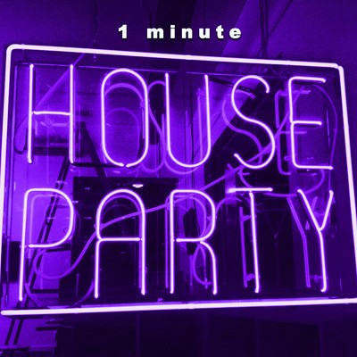 1 minute ”HOUSE PARTY” - make it purple rain/digital fantastic tokyo