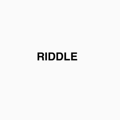 アルバム/RIDDLE/RIDDLE