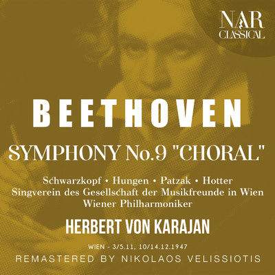 アルバム/BEETHOVEN: SYMPHONY No.9 IN RE MIN. Op. 125 ”AN DIE FREUDE”/ヘルベルト・フォン・カラヤン
