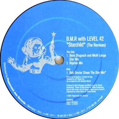 シングル/Starchild (featuring Level 42／Bob Sinclair Chase The Star Mix)/B.M.R.