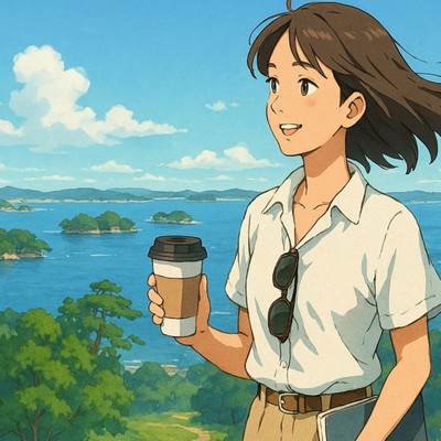 アルバム/潮騒の遠想 - LoFi Hip Hop 宮城の初夏、街と海と湯けむりのスケッチ、チルい作業用BGM/Lo-Fi Yukari