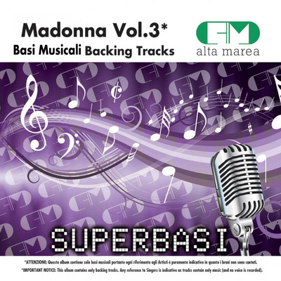Basi Musicali: Madonna, Vol. 3 (Backing Tracks)/Alta Marea