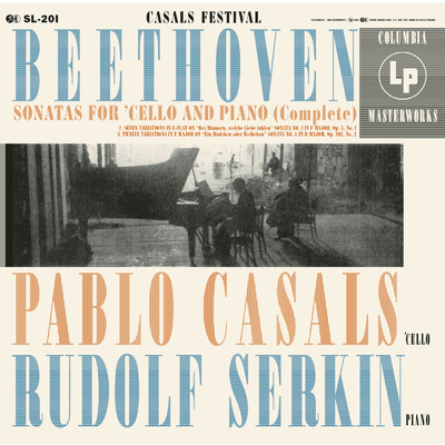 Sonata No. 5 in D Major, Op. 102, No. 2: II. Adagio con molto sentimento d'affetto (2014 Remastered Version)/Pablo Casals／Rudolf Serkin