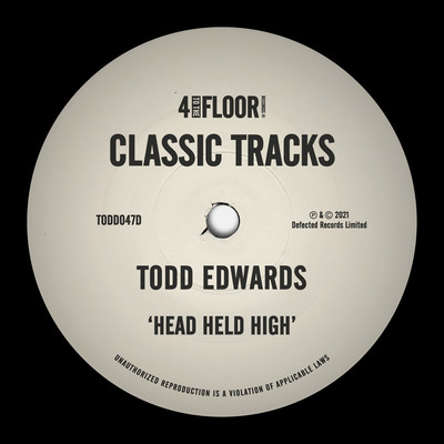 シングル/Head Held High/Todd Edwards