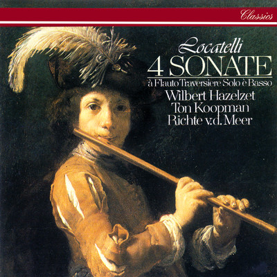 Locatelli: 4 Flute Sonatas/ウィルベルト・ハーツェルツェト／トン・コープマン／Richte van der Meer