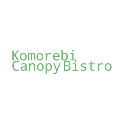 Early Spring Nightingale/Komorebi Canopy Bistro
