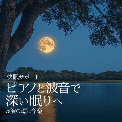 アルバム/快眠サポート ピアノと波音で深い眠りへ α波の癒し音楽/睡眠音楽α波ピアノ
