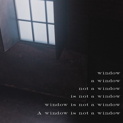 シングル/A window is not a window (Instrumental)/TAKA