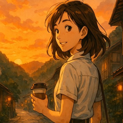 アルバム/黄昏の空白 - LoFi Hip Hop 宮城の初夏、街と海と湯けむりのスケッチ、チルい作業用BGM/Lo-Fi Yukari
