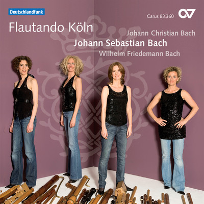 W.F. Bach: Sonata for 2 Flutes in E Minor, F 54 - II. Larghetto (Arr. for Recorder Ensemble)/Flautando Koln
