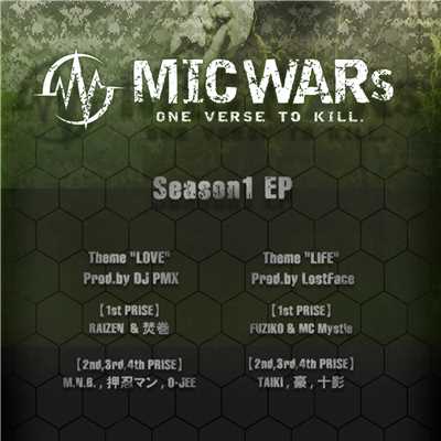 シングル/MICWARs Season1 3MCs Relay ”Theme LIFE”/TAIKI, 豪 & 十影