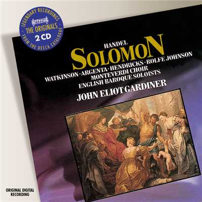 Handel: Solomon  HWV 67 ／ Act 2 - ”No more shall armed bands” - ”Beneath the vine”/ジョーン・ロジャーズ／イングリッシュ・バロック・ソロイスツ／ジョン・エリオット・ガーディナー