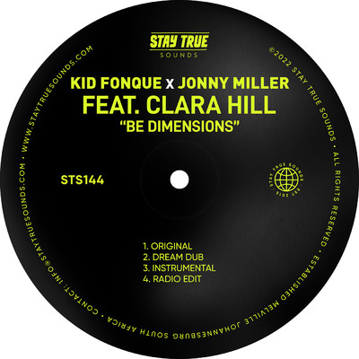 シングル/Be Dimensions (feat. Clara Hill) [Radio Edit]/Kid Fonque & Jonny Miller