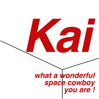 what a wonderful space cowboy you are ！/Kai