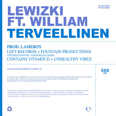 シングル/Terveellinen (feat. william)/LEWI