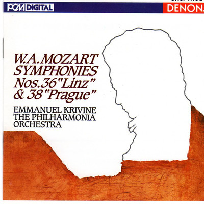Mozart: Symphonies Nos. 36 ”Linz” & 38 ”Prague”/エマニュエリュ・クリヴィヌ／フィルハーモニア管弦楽団