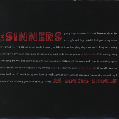 アルバム/As Lovers Should/The Sinners