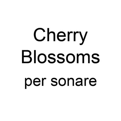 シングル/Cherry Blossoms/per sonare