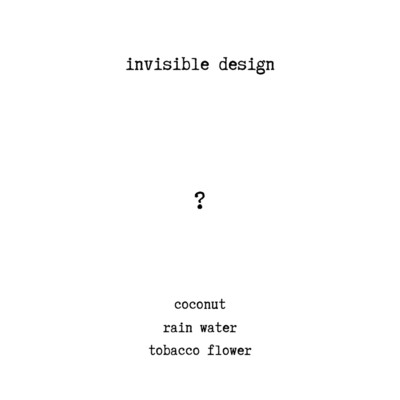 ？/invisible design