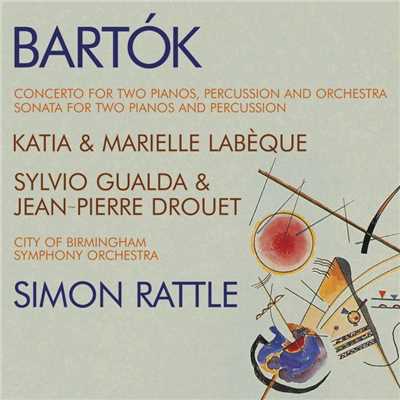 Katia Labeque, Marielle Labeque, Sylvio Gualda, Jean-Pierre Drouet, City of Birmingham Symphony Orchestra & Sir Simon Rattle