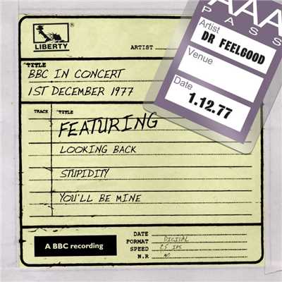 アルバム/Dr Feelgood - BBC In Concert (1st December 1977)/Dr Feelgood
