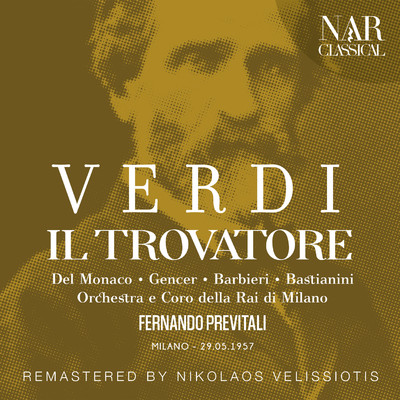 Orchestra di Milano della Rai, Fernando Previtali, Mario Del Monaco, Fedora Barbieri
