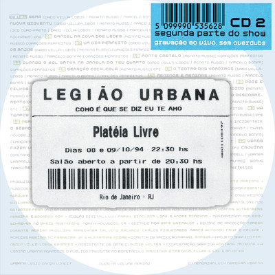 シングル/Eduardo e Monica (Ao Vivo)/Legiao Urbana