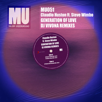 Generation of Love (Extended Remix) feat.Steve Wimbo/Claudio Huston