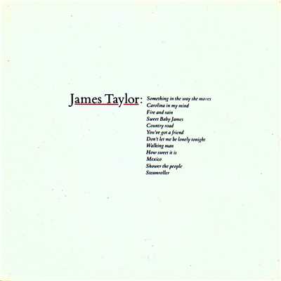 アルバム/Greatest Hits/James Taylor