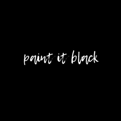 paint it black/NEMURIHIME