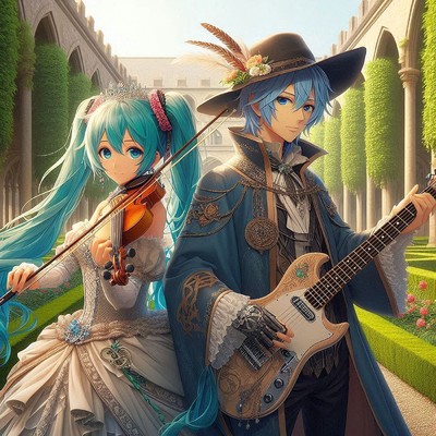 シングル/ギターはヴァイオリンに恋をした (feat. KAITO&初音ミク)/刹那P