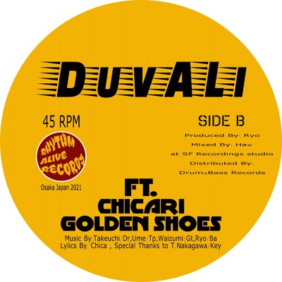 GOLDEN SHOES (feat. CHICARI & 仲川 達也)/DUVALI
