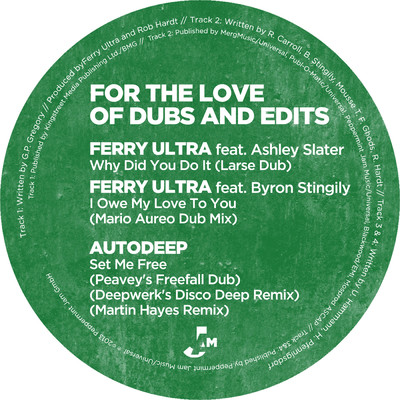 I Owe My Love to You (Mario Aureo Remix)/Ferry Ultra／Ron Carroll／Byron Stingily